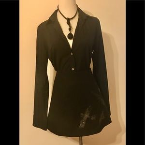 Paul & Joe Black Cotton button down shirt